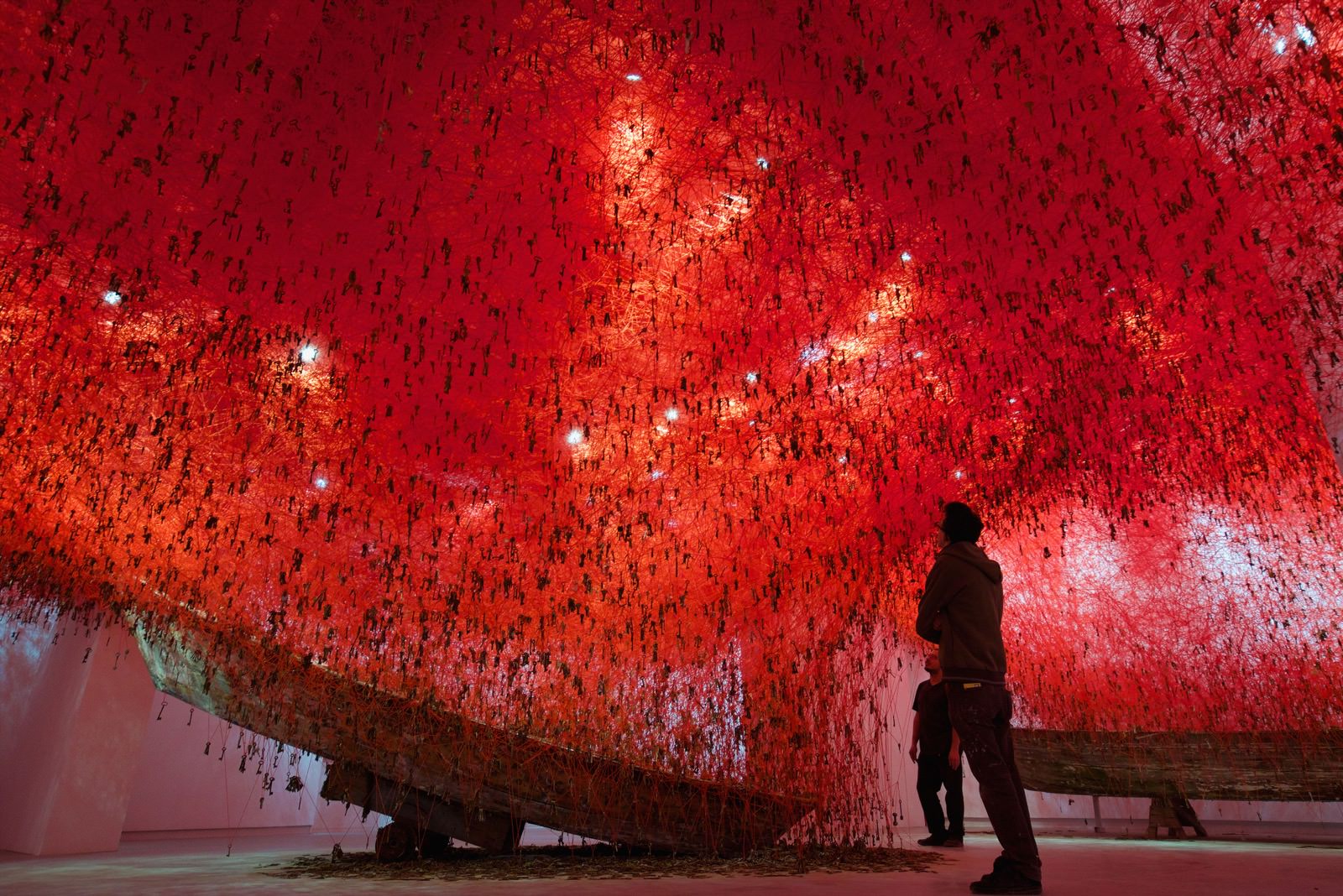 《掌の鍵》 2015 ヴェネチア・ビエンナーレ国際芸術展、日本館、イタリア　Photo: Sunhi Mang